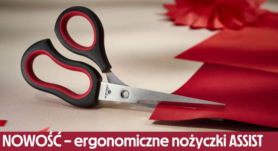 NOWOŚĆ – ergonomiczne nożyczki ASSIST w trzech rozmiarach