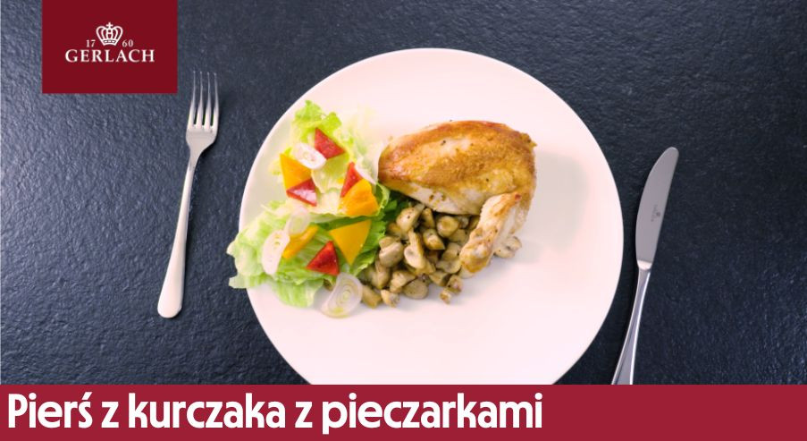 Pierś z kurczaka z pieczarkami – sprawdź przepis Adama Borowicza