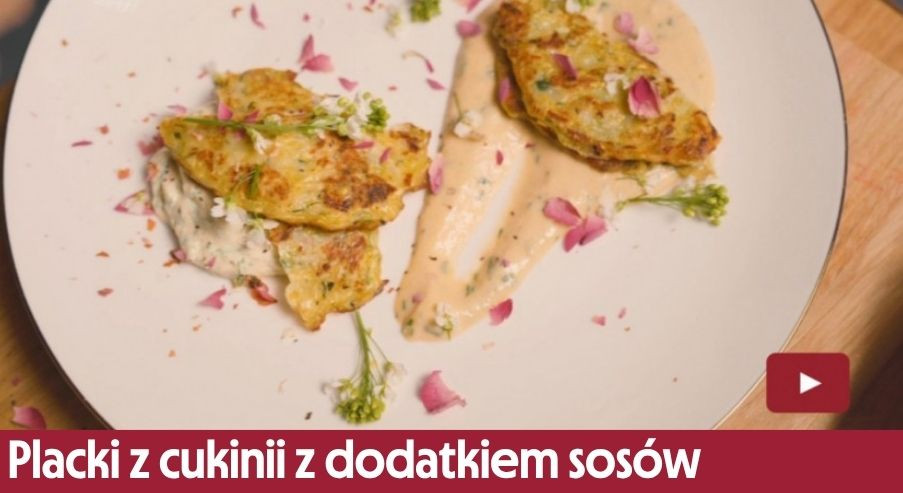Placki z cukinii z dodatkiem sosów – przepis na słodko i na słono!