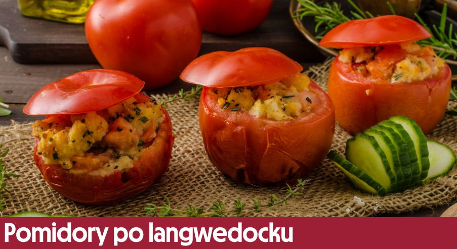 Pomidory po langwedocku (tomates  à la languedocienne) – nadziewane, pyszne i dobre na grilla!