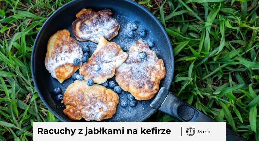 Racuchy z jabłkami na kefirze – pyszne i bez drożdży