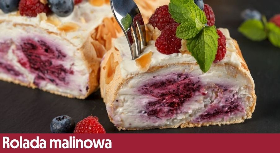 Rolada malinowa – świeży deser pełen smaku
