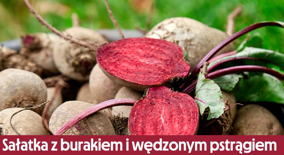 Sałatka z burakiem i wędzonym pstrągiem – weź ją na lunch!