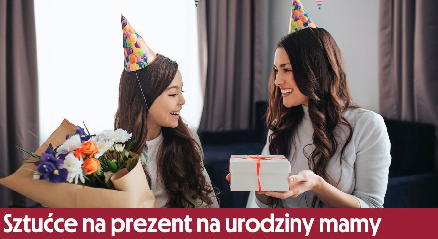 Sztućce na prezent na urodziny mamy