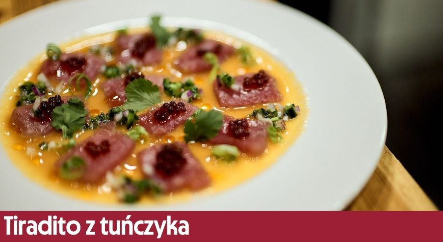 Tiradito z tuńczyka – peruwiańska przystawka z surowej ryby