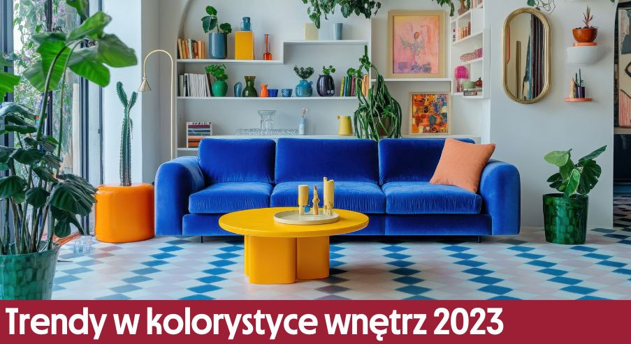 Trendy w kolorystyce wnętrz 2023 – szaleństwo i powrót do natury.
