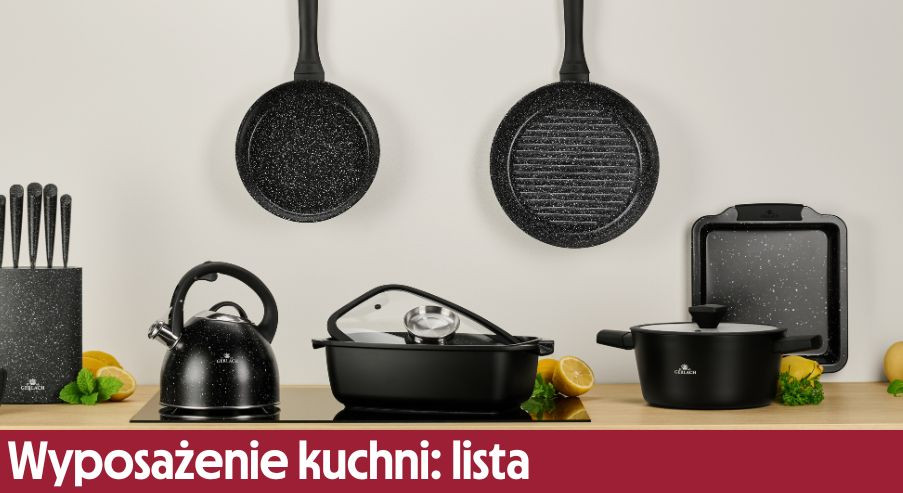 Wyposażenie kuchni lista