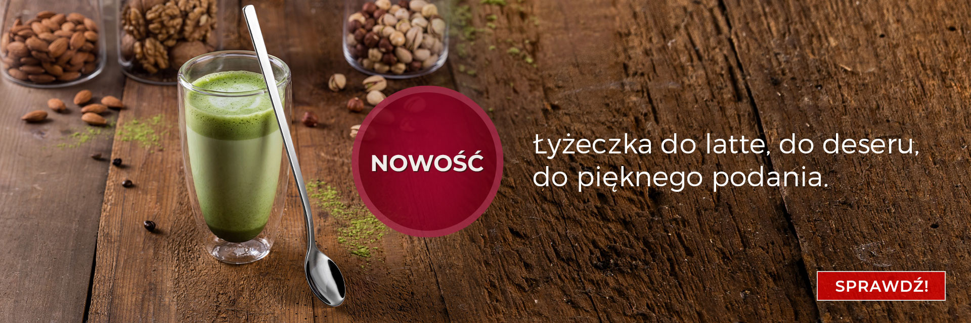 Nowość łyżeczki do latte MODERN