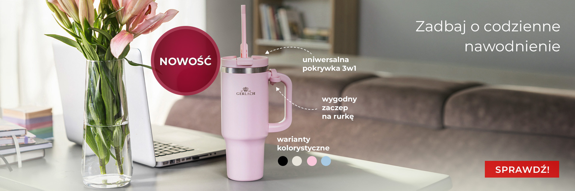 Kubek Termiczny Smart | Nowość Gerlach! | BEZTERMINOWY